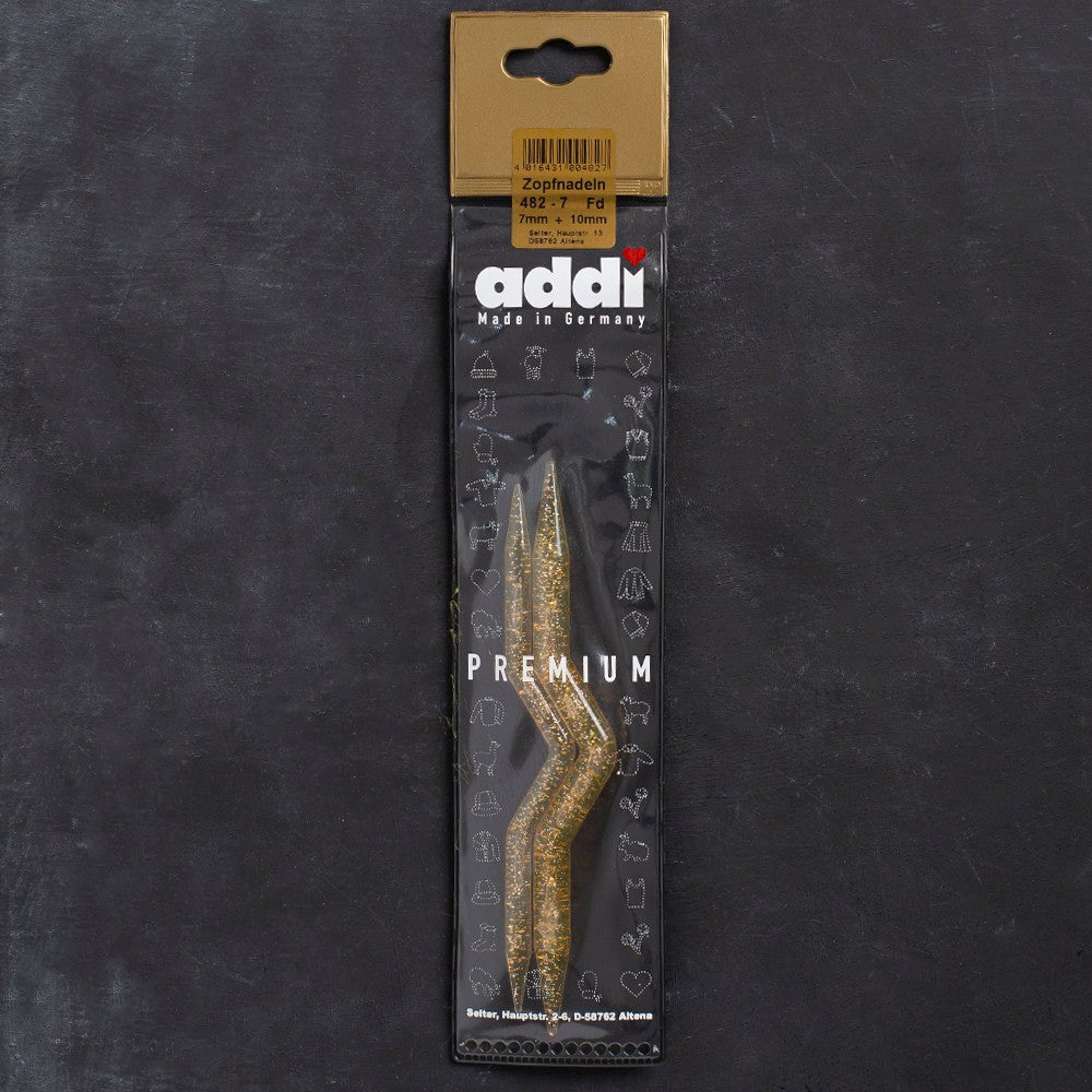 Addi Champagner 7mm ve 10mm Bükümlü Şiş - 482-7 - Hobium